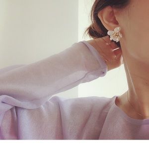 Flower earring